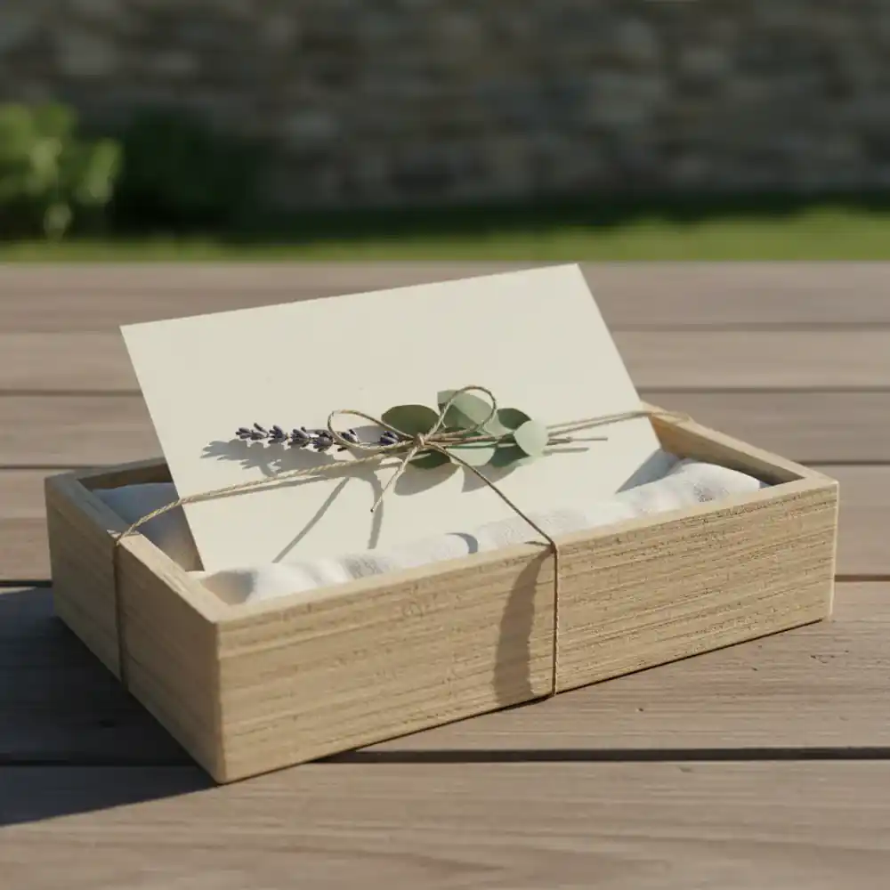 Gift card presentation box